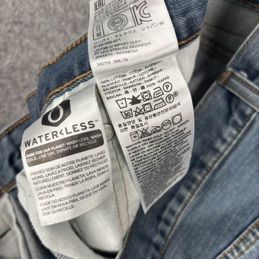 Levi's 559 Jeans Mens 36x34 Relaxed‎ Straight Medium Wash Classic Blue Denim EUC